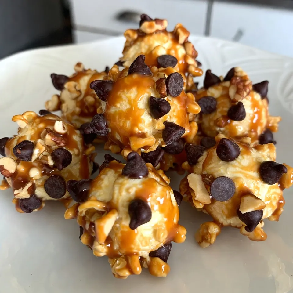 Caramel Crunch Popcorn Balls Easy and Fun Recipe