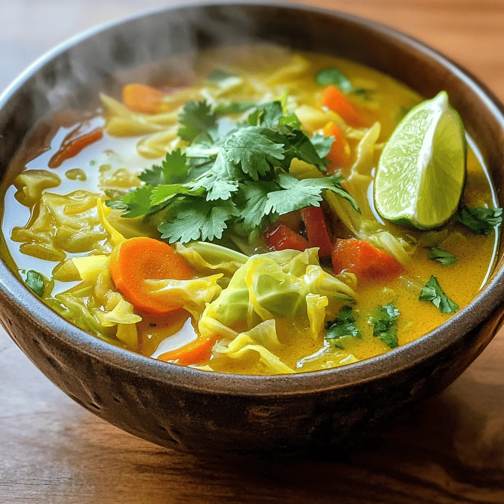Anti-Inflammatory Turmeric Cabbage Soup Recipe Delight