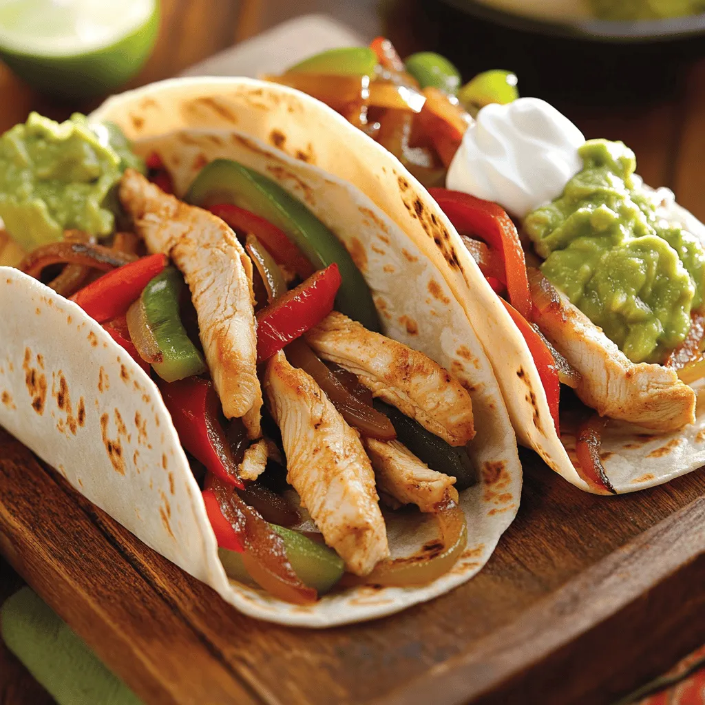 Easy Chicken Fajitas Flavorful and Quick Recipe