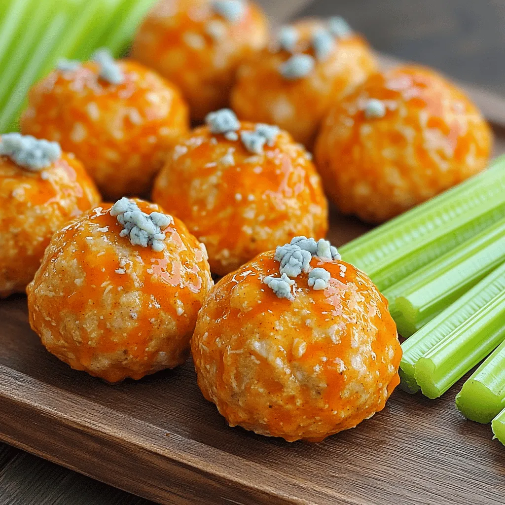 Crispy Buffalo Chicken Meatballs Tasty and Easy Recipe
