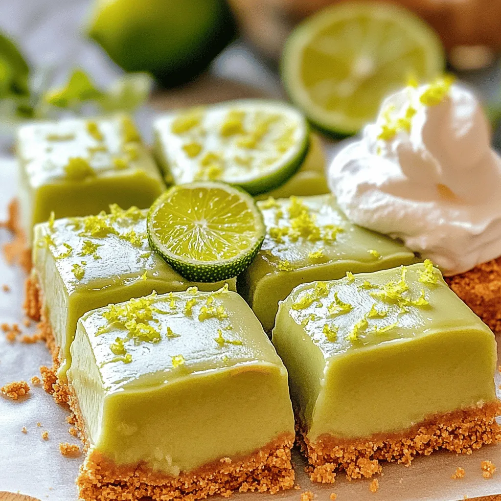 Key Lime Pie Bars Tangy and Delightful Dessert Treat