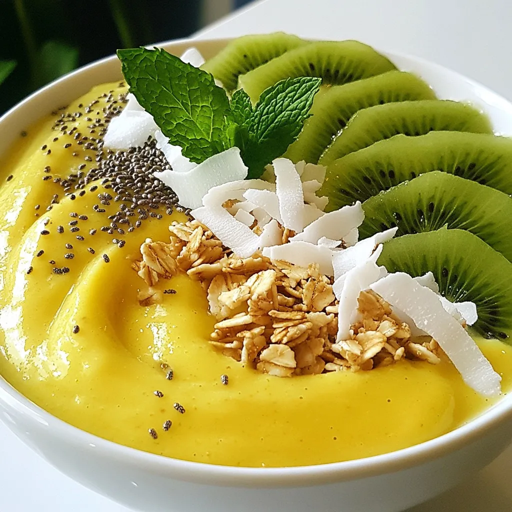 Tropical Pineapple Smoothie Bowl Fresh and Fruity Treat