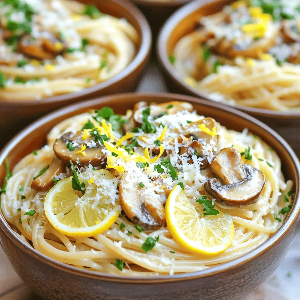Garlic Butter Mushroom Pasta Rich and Flavorful Dish