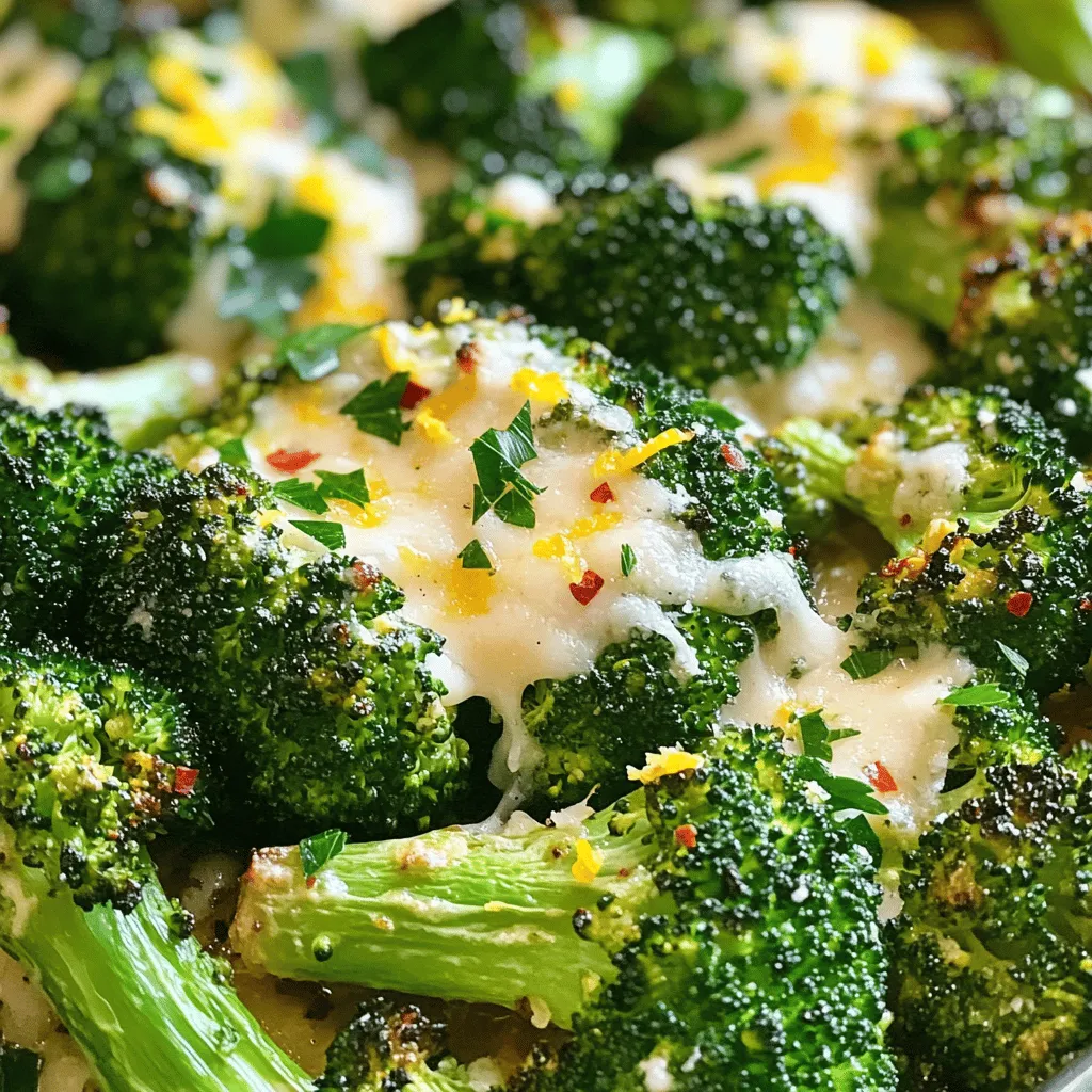 Lemon Garlic Roasted Broccoli Delightful and Simple