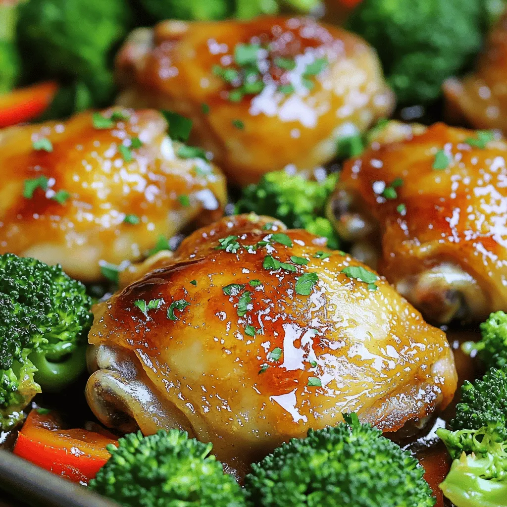 One Pan Honey Garlic Chicken Easy and Tasty Dinner