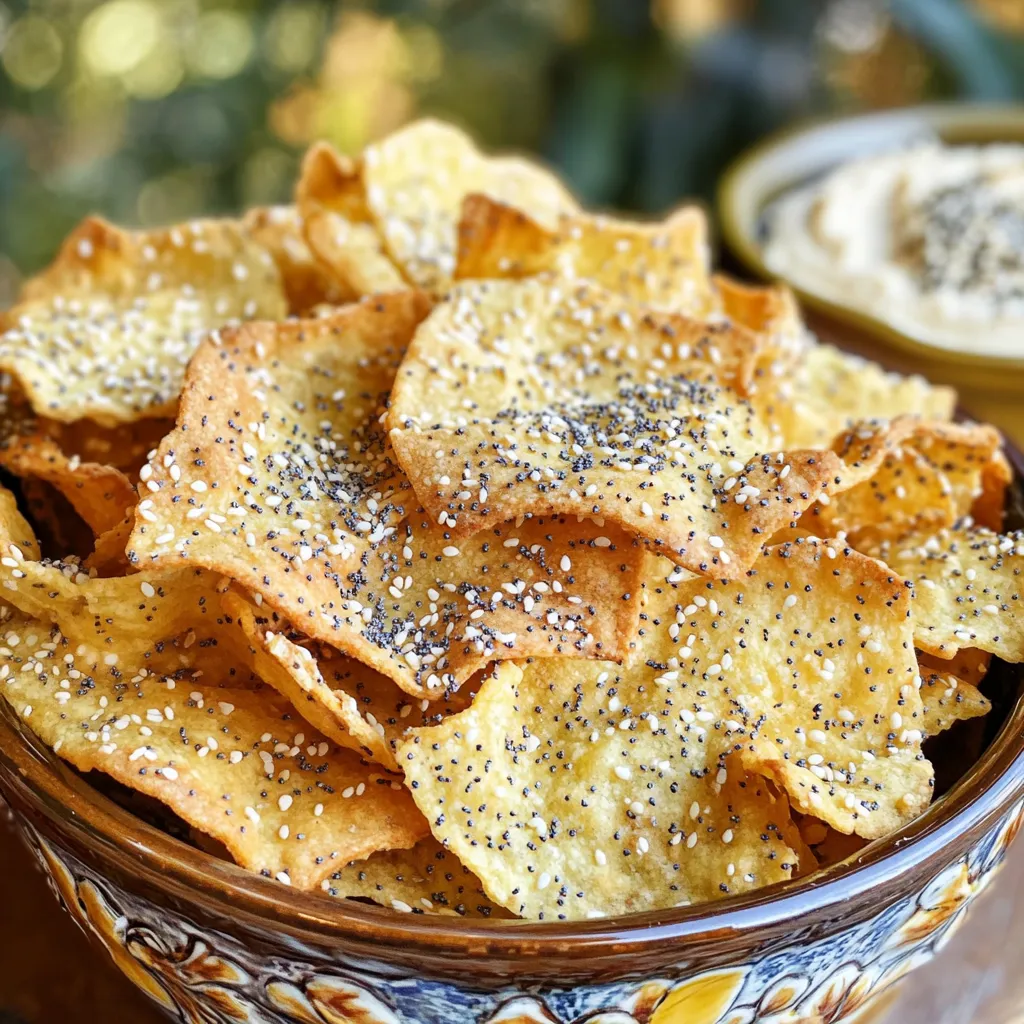 Air Fryer Everything Bagel Chips Crunchy Snack Delight