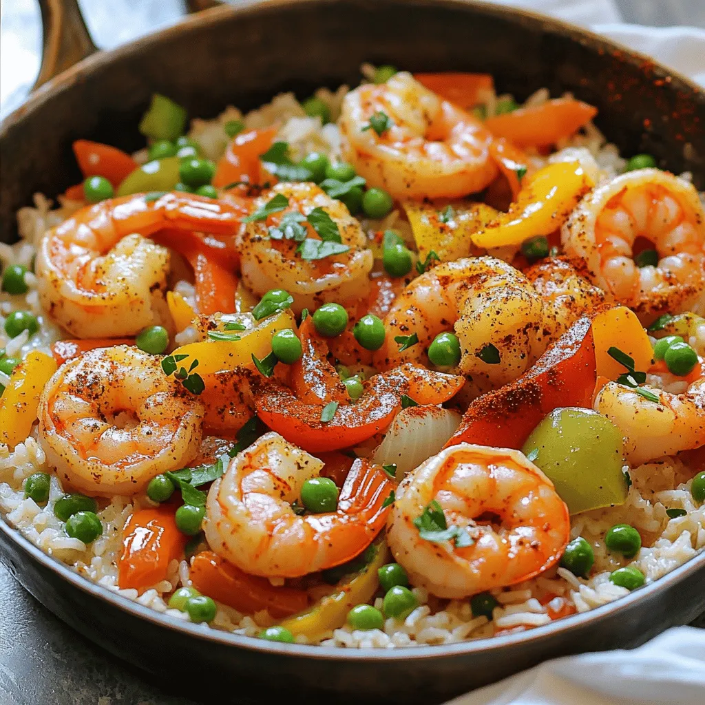 Cajun Shrimp and Rice Skillet Flavorful Dinner Delight