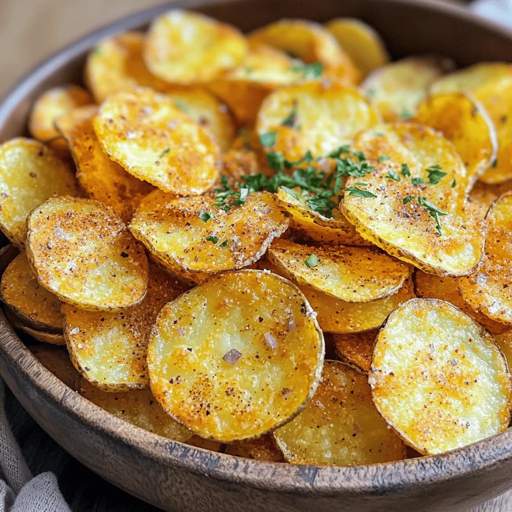 Air Fryer Ranch Potato Chips Crispy and Flavorful Snack