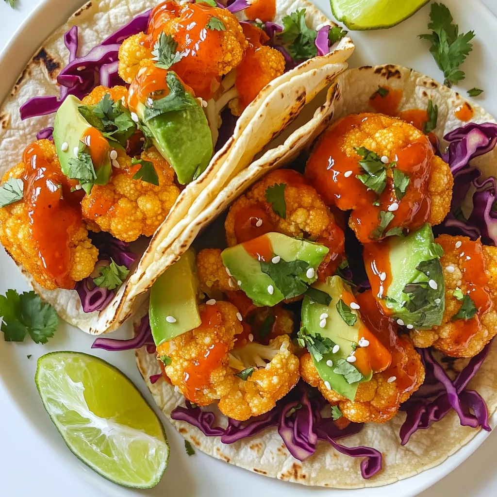 Buffalo Cauliflower Tacos Flavorful and Simple Recipe