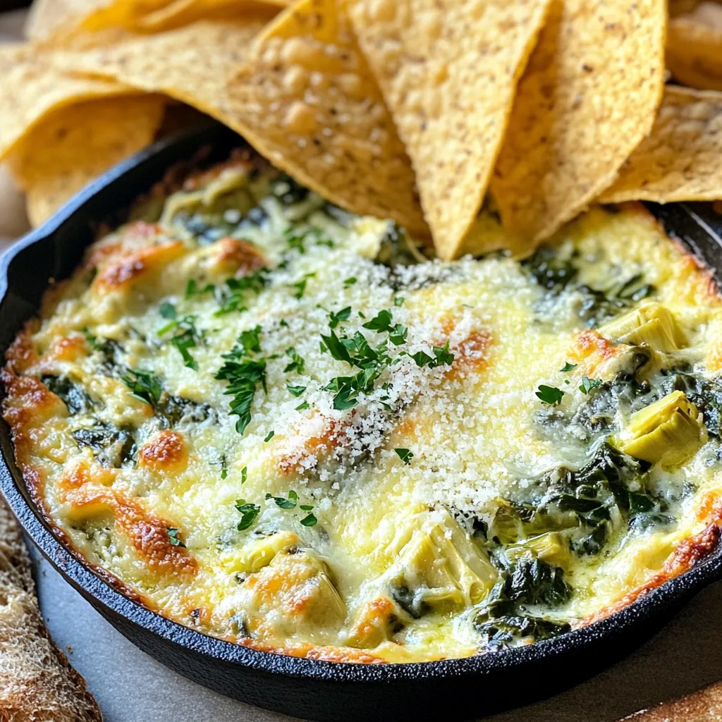 Spinach Artichoke Skillet Dip Savory and Simple Treat