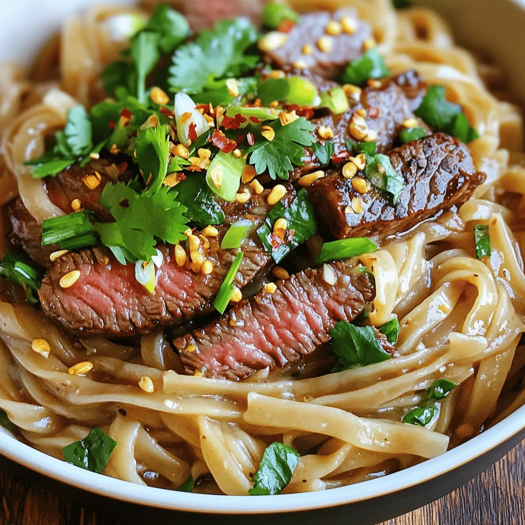 Garlic Butter Steak Noodles Flavorful Dinner Delight