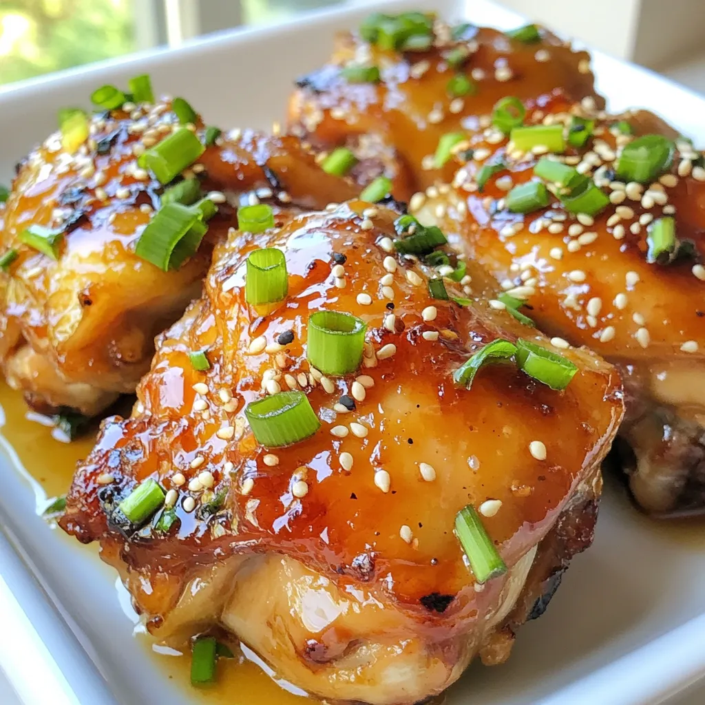 Honey Garlic Chicken Thighs Juicy and Flavorful Dish