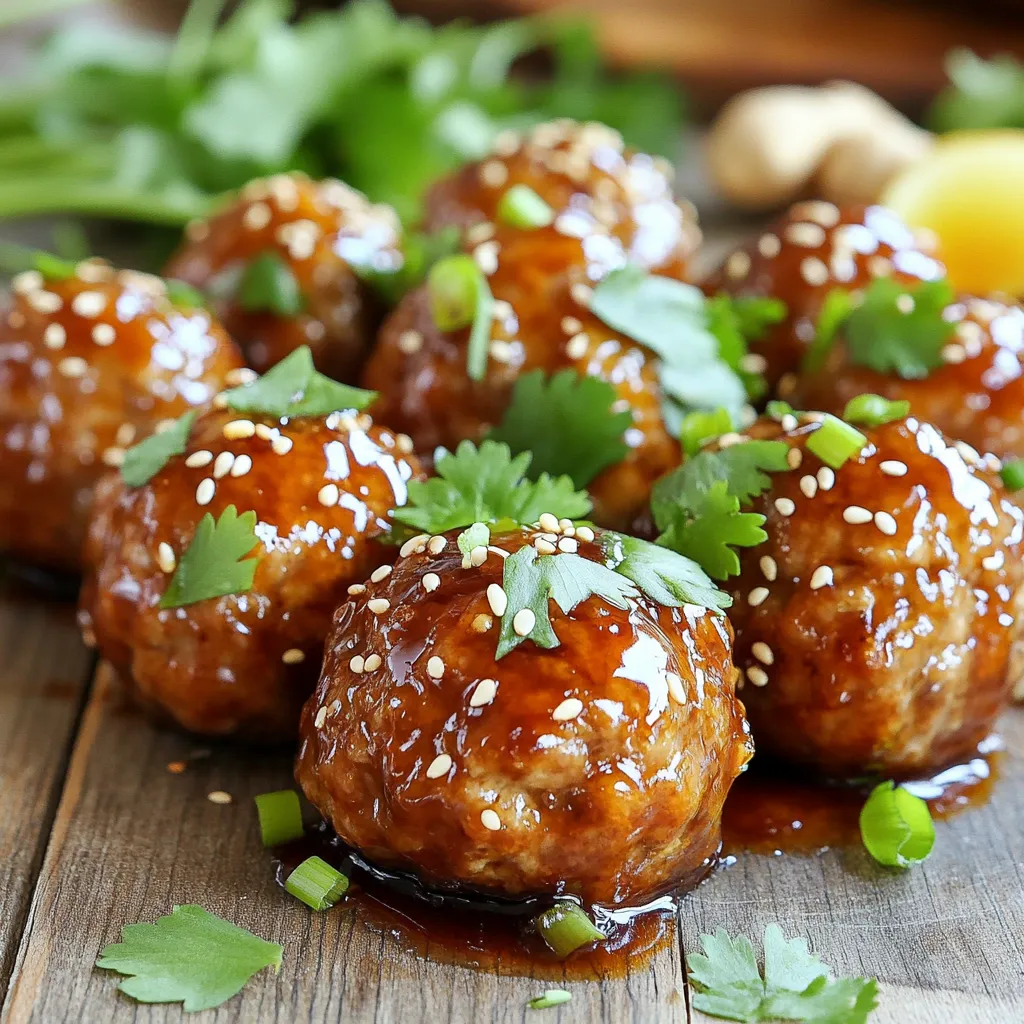 Honey Garlic Teriyaki Meatballs Easy and Flavorful Dish