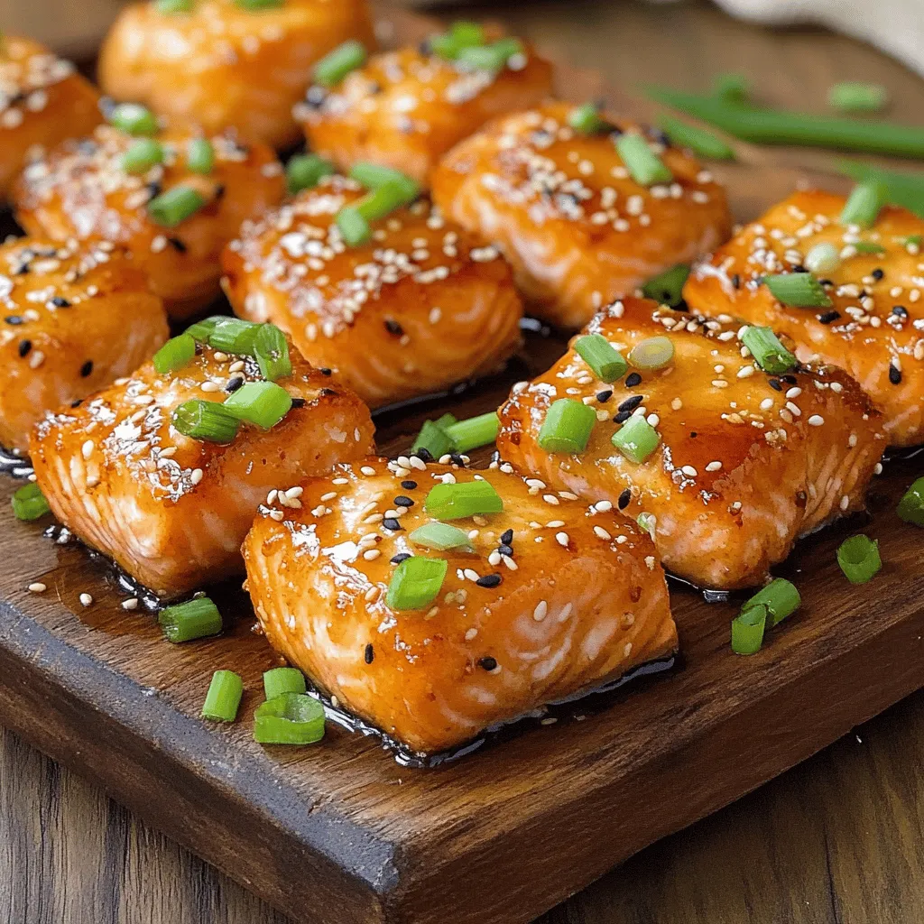 Crispy Honey Garlic Salmon Bites Easy and Flavorful Treat