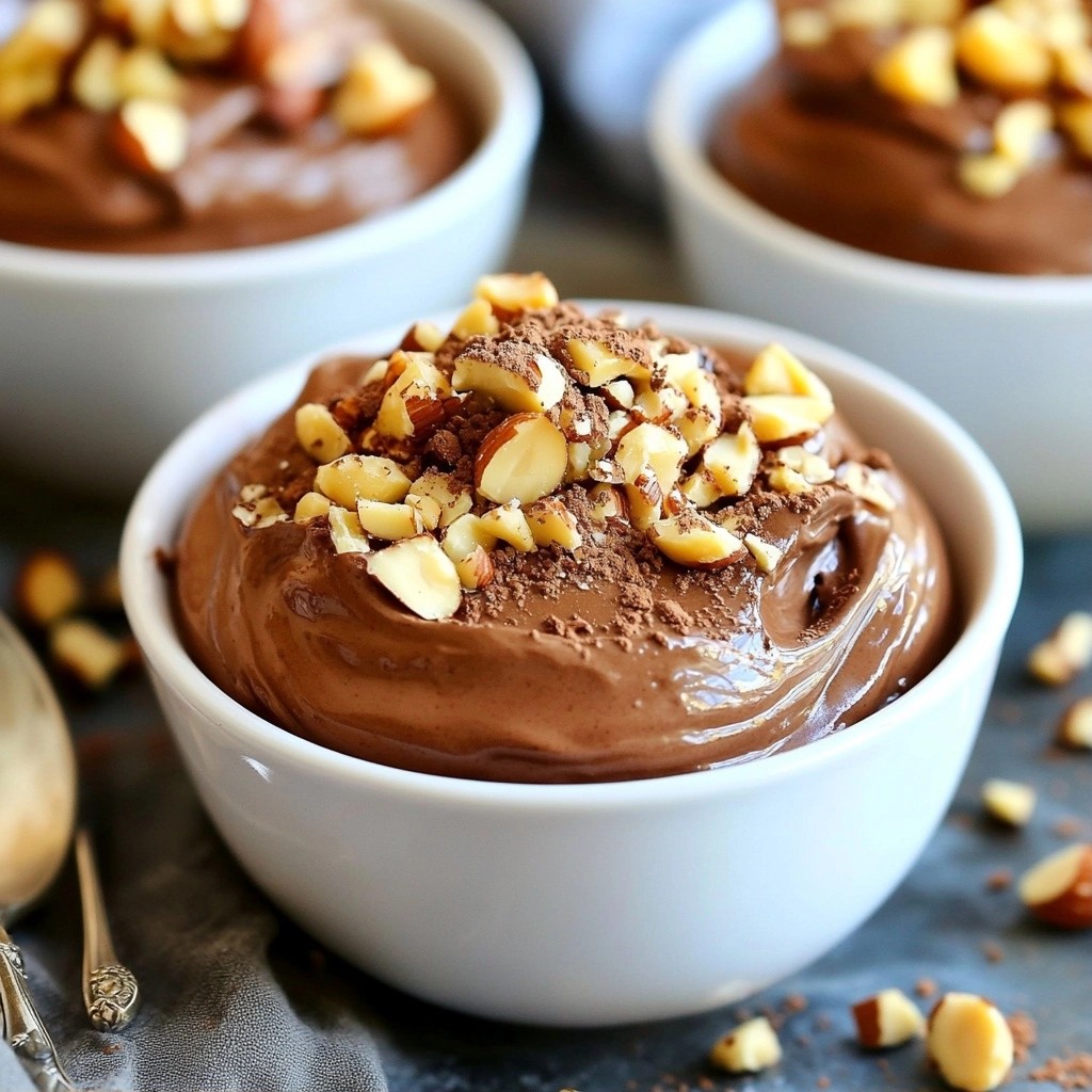 Rich Christmas Chocolate Hazelnut Mousse Delight