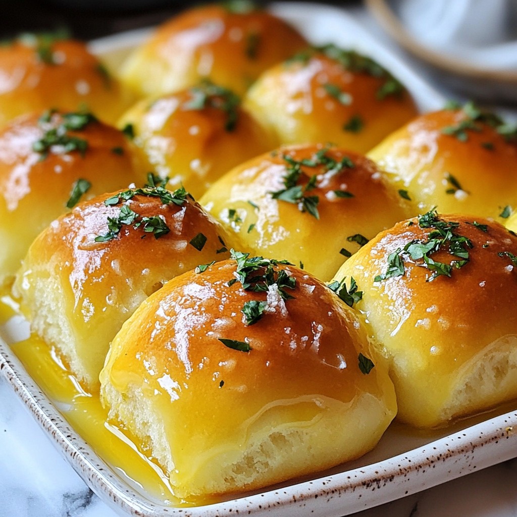 Buttery Thanksgiving Herb-Infused Dinner Rolls Delight
