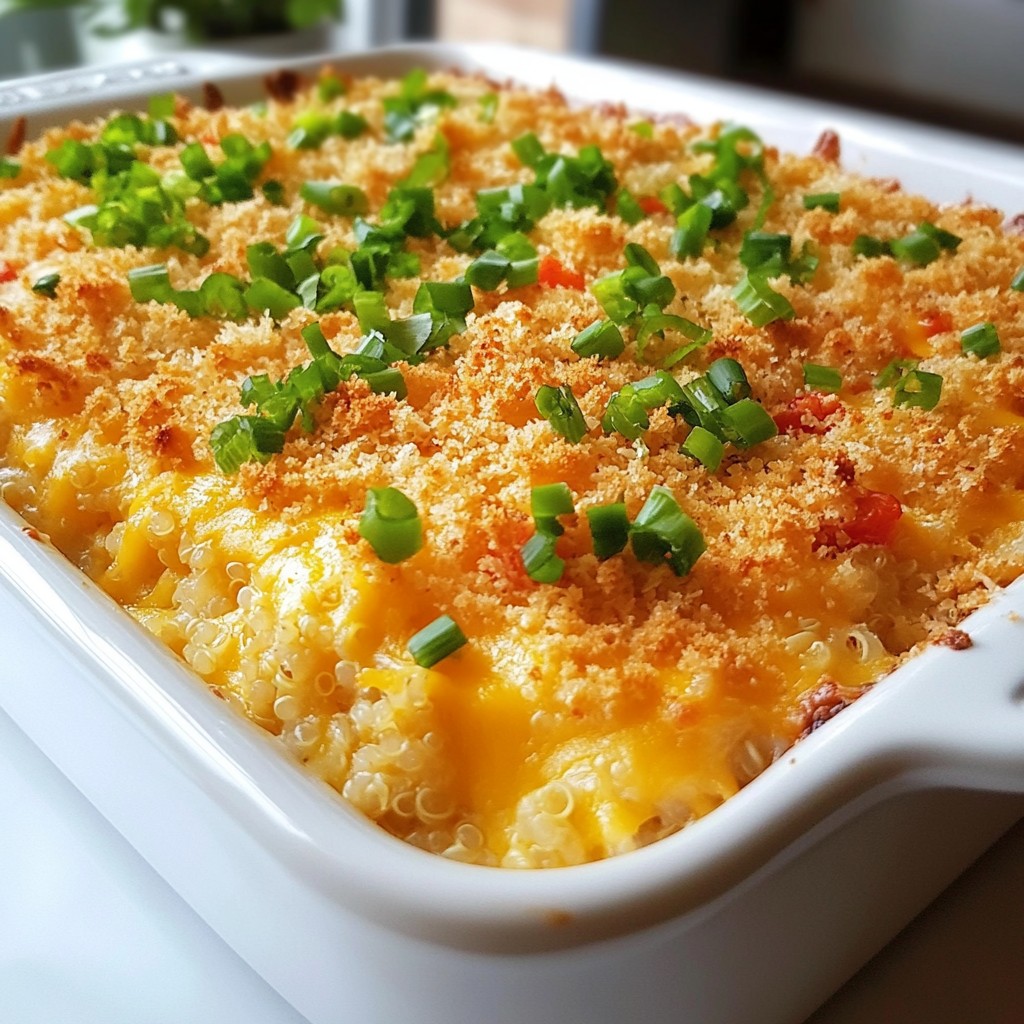 Cheesy Jalapeño Quinoa Bake Delicious and Easy Dish
