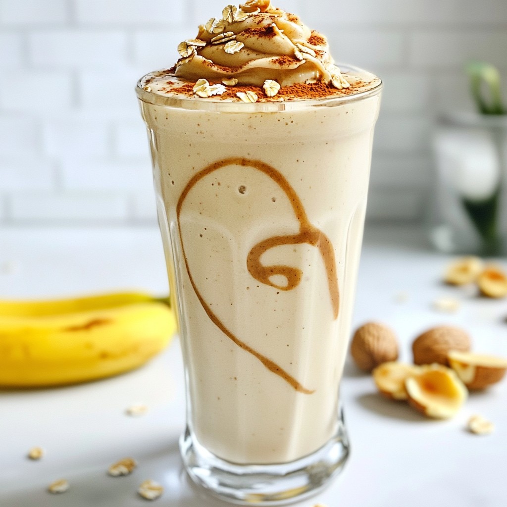 Cinnamon Roll Protein Smoothie Rich and Creamy Boost