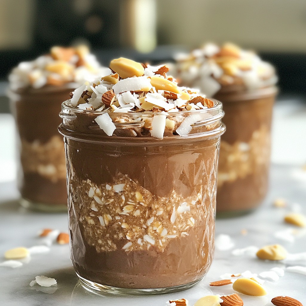 Almond Joy Overnight Oats Flavorful and Easy Recipe
