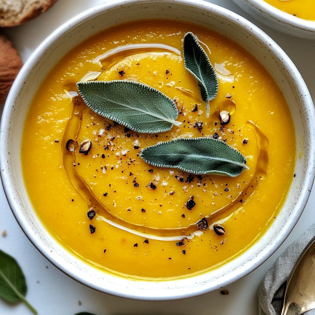 Creamy Thanksgiving Butternut Squash Soup Delight