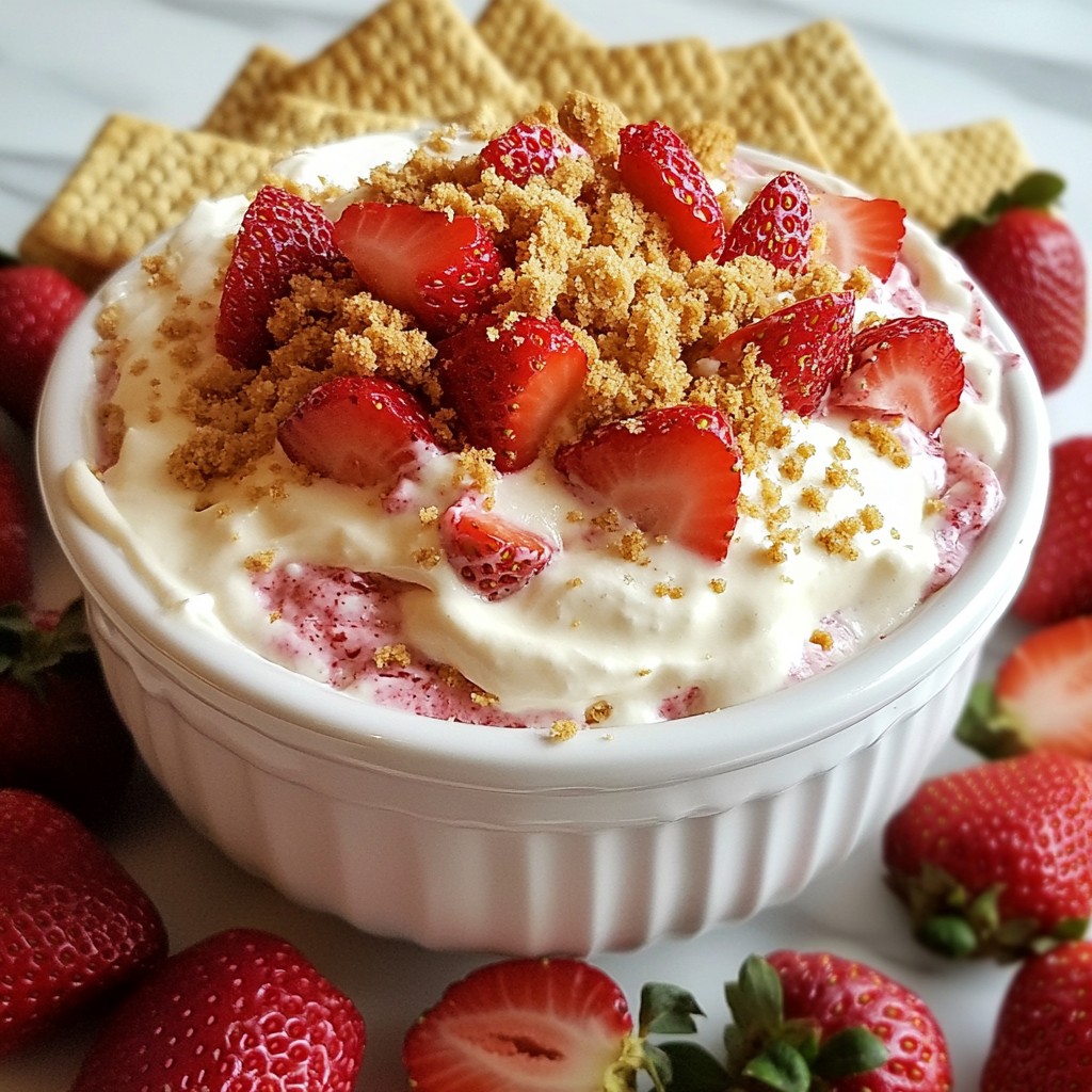 Strawberry Cheesecake Dip Tasty and Simple Recipe