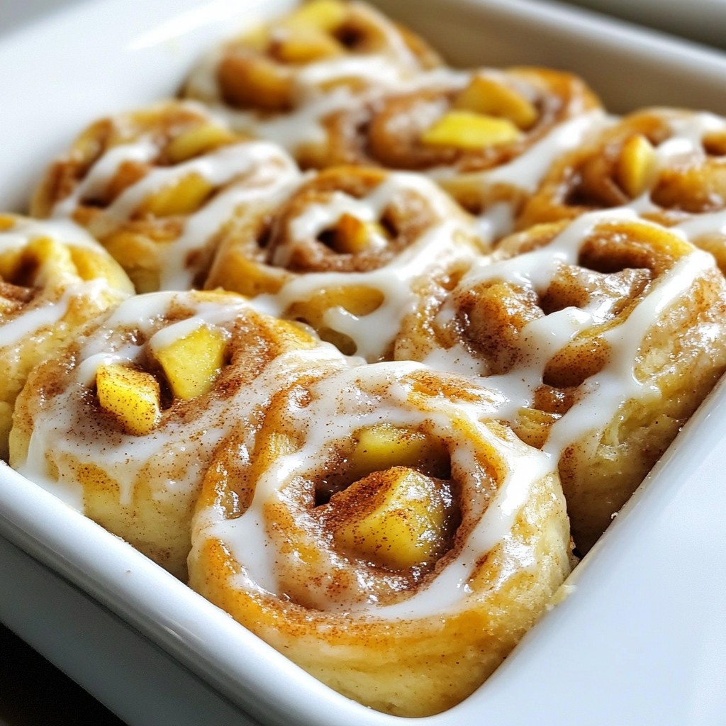 Savory Apple Pie Cinnamon Rolls Easy to Make Treat