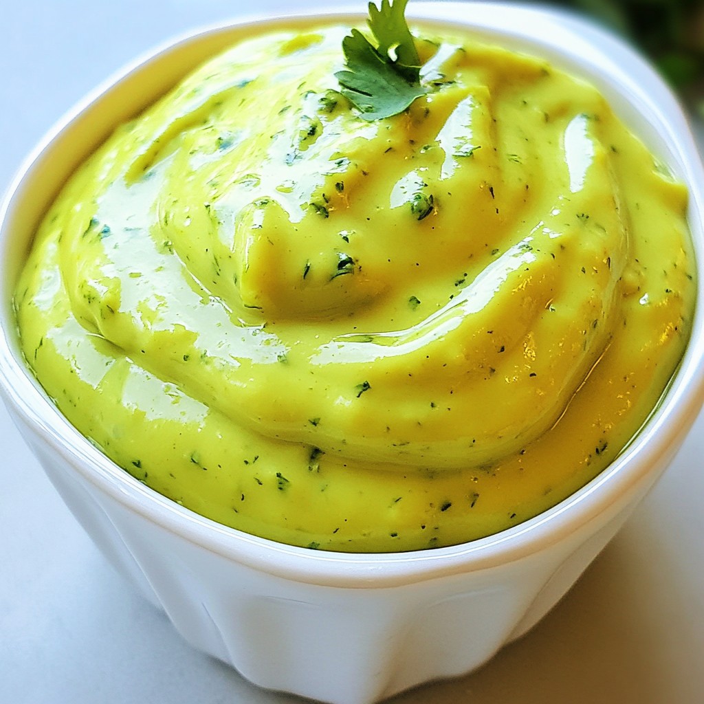 Avocado Cilantro Lime Dressing Simple and Fresh Recipe