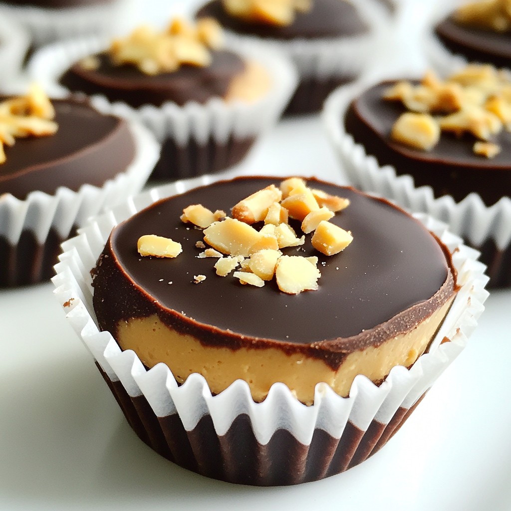 Vegan Chocolate Peanut Butter Cups Delightful Treat