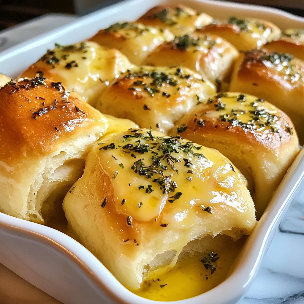 Buttery Herb Pull-Apart Rolls Simple and Savory Treat