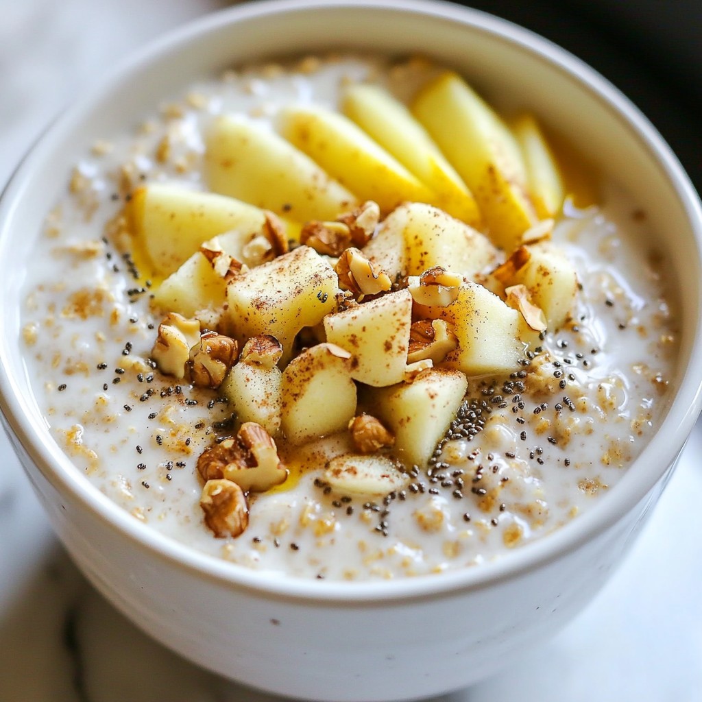 Cinnamon Roll Overnight Oats Simple and Tasty Recipe