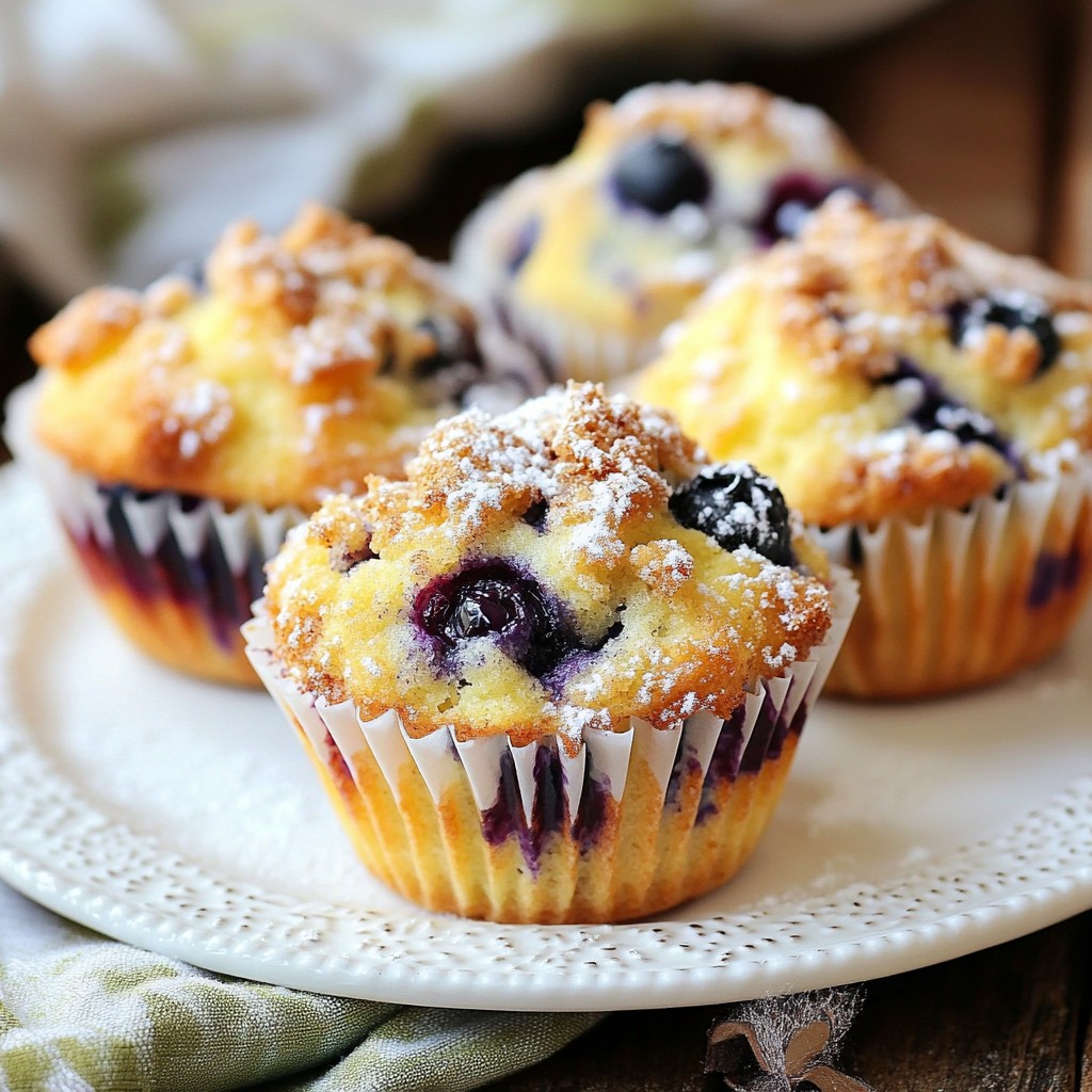 Blueberry Streusel Muffins Flavorful and Easy Recipe