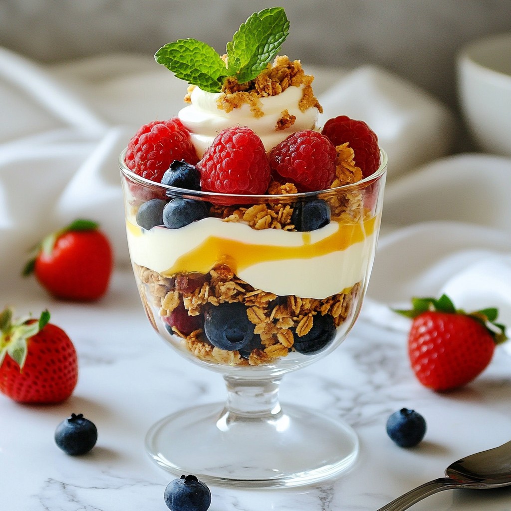 Triple Berry Yogurt Parfait Delightful and Easy Treat