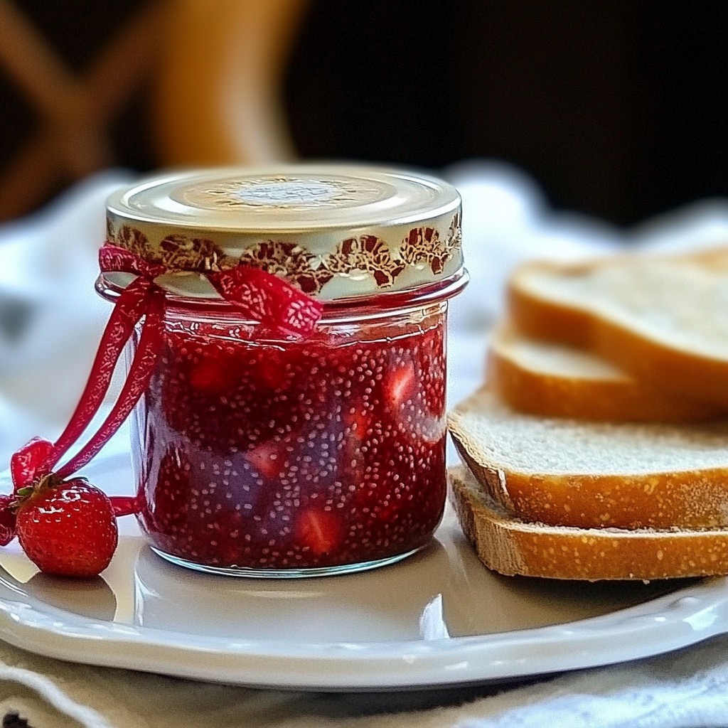 Strawberry Chia Jam Simple and Delicious Recipe