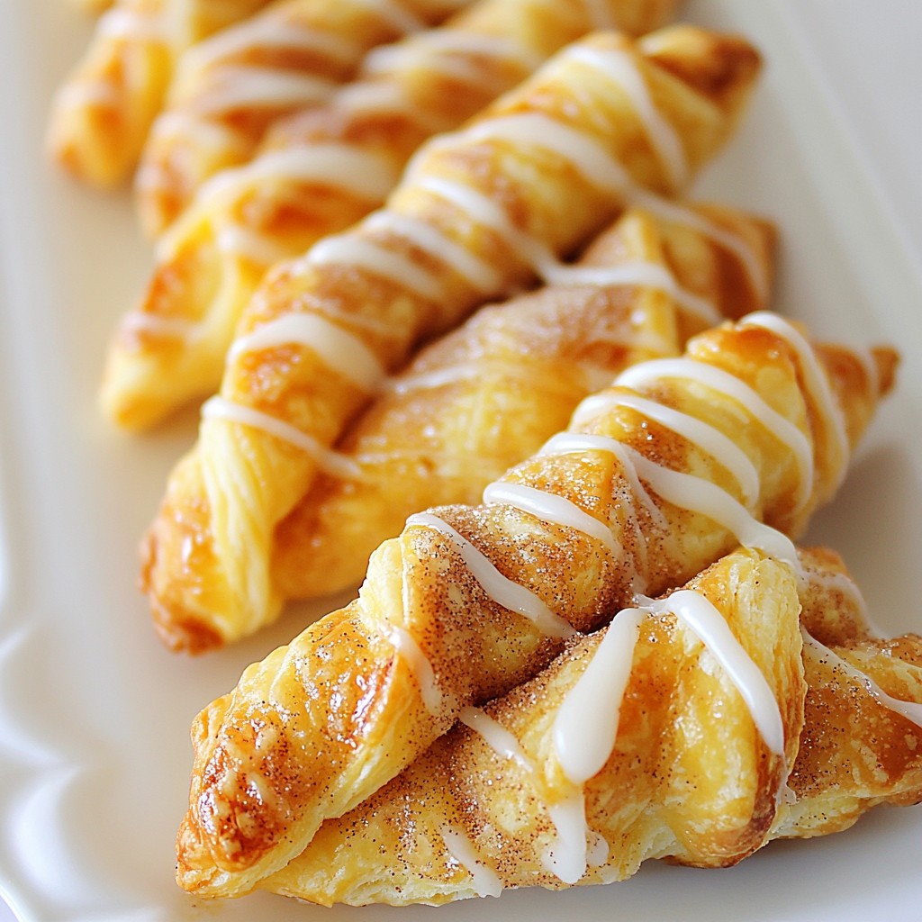 Cinnamon Sugar Puff Pastry Twists Irresistible Treat
