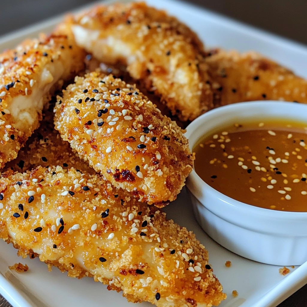 Tasty Sesame Crusted Chicken Tenders Recipe Guide