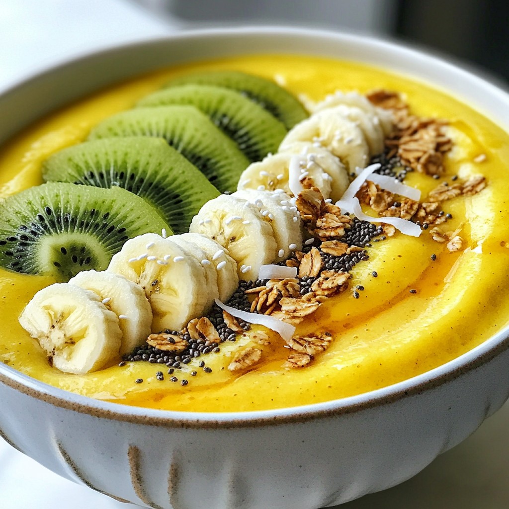 Pineapple Coconut Smoothie Bowl Refreshing and Easy
