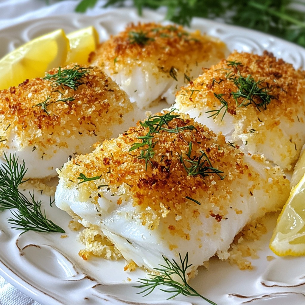 Parmesan Herb Crusted Cod Quick and Flavorful Dish