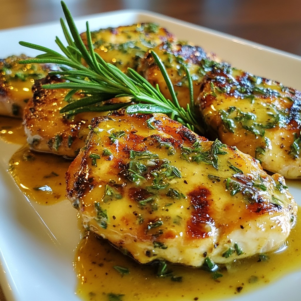 Herb-Infused Christmas Chicken Breast Medallions Delight