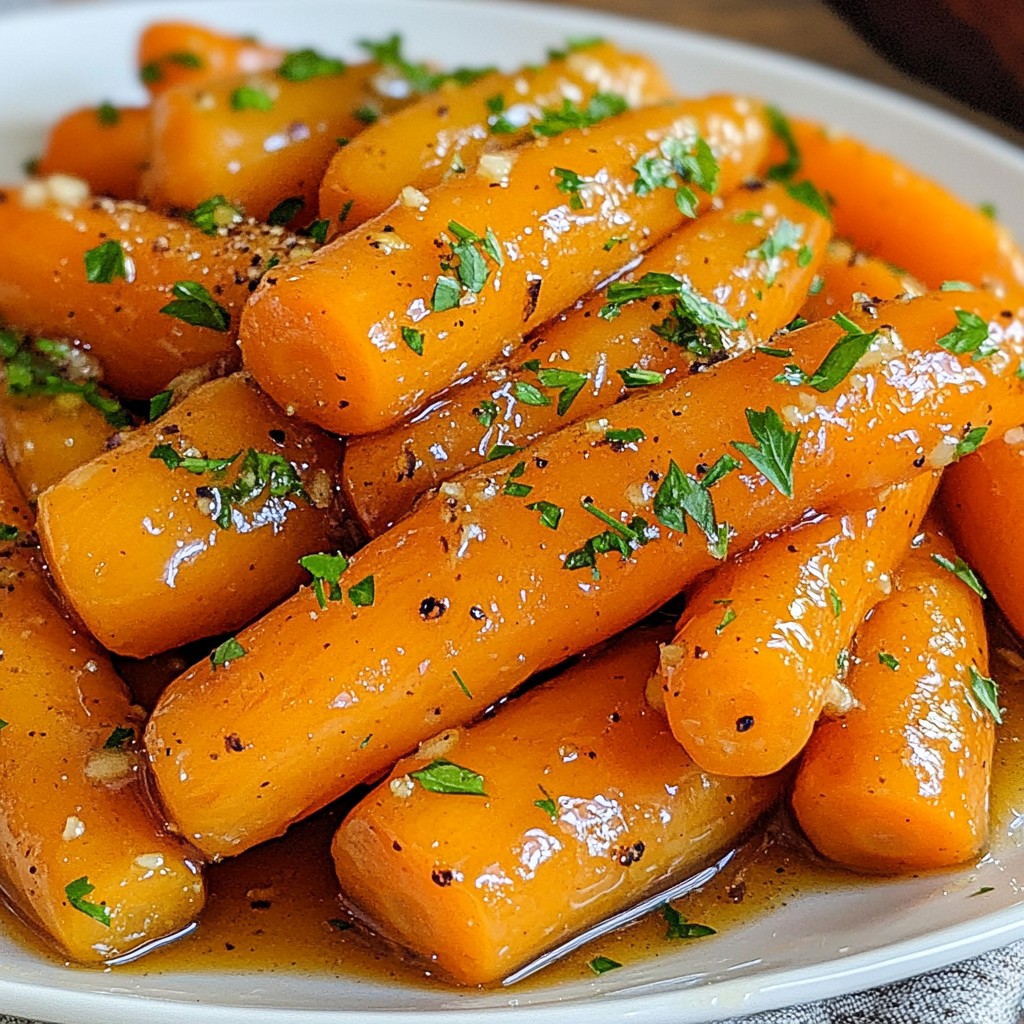 Honey Garlic Glazed Carrots Perfectly Balanced Flavor