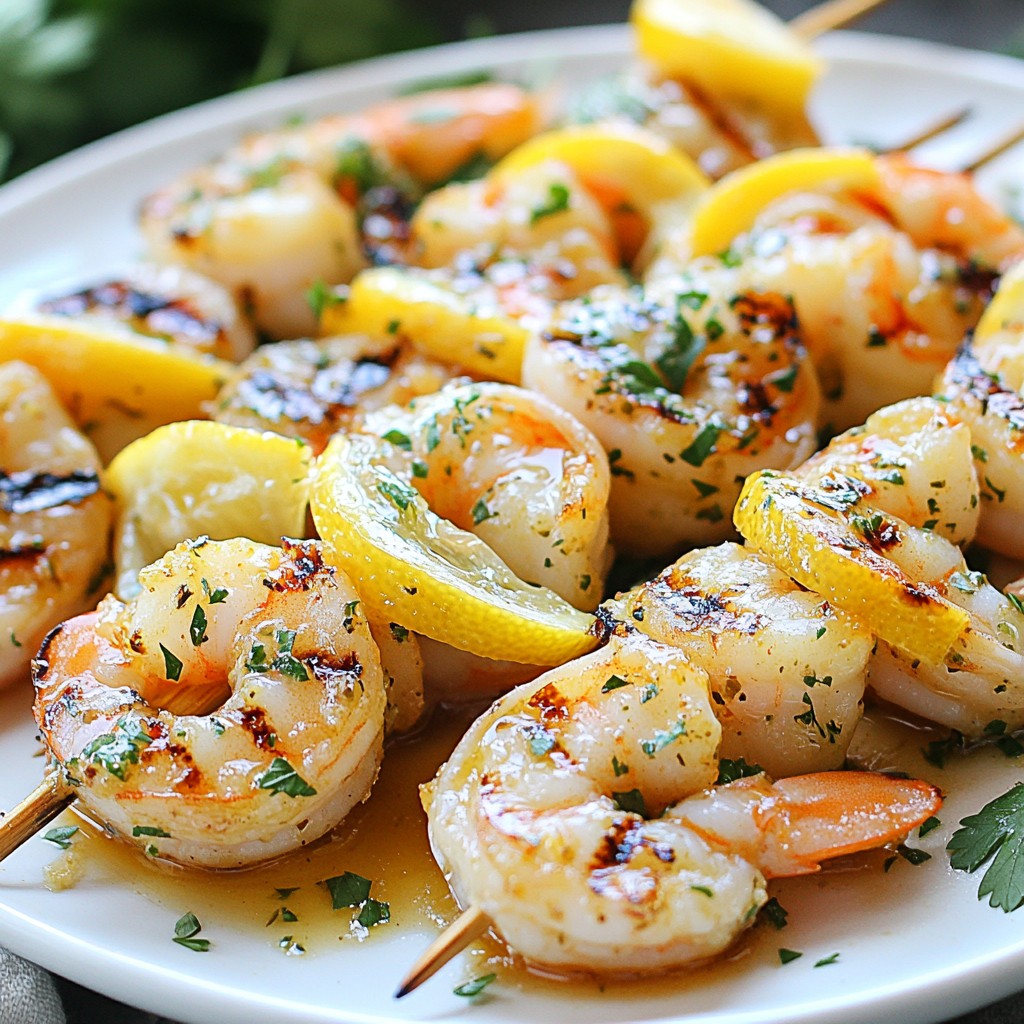 Lemon Herb Grilled Shrimp Delightful and Simple Meal