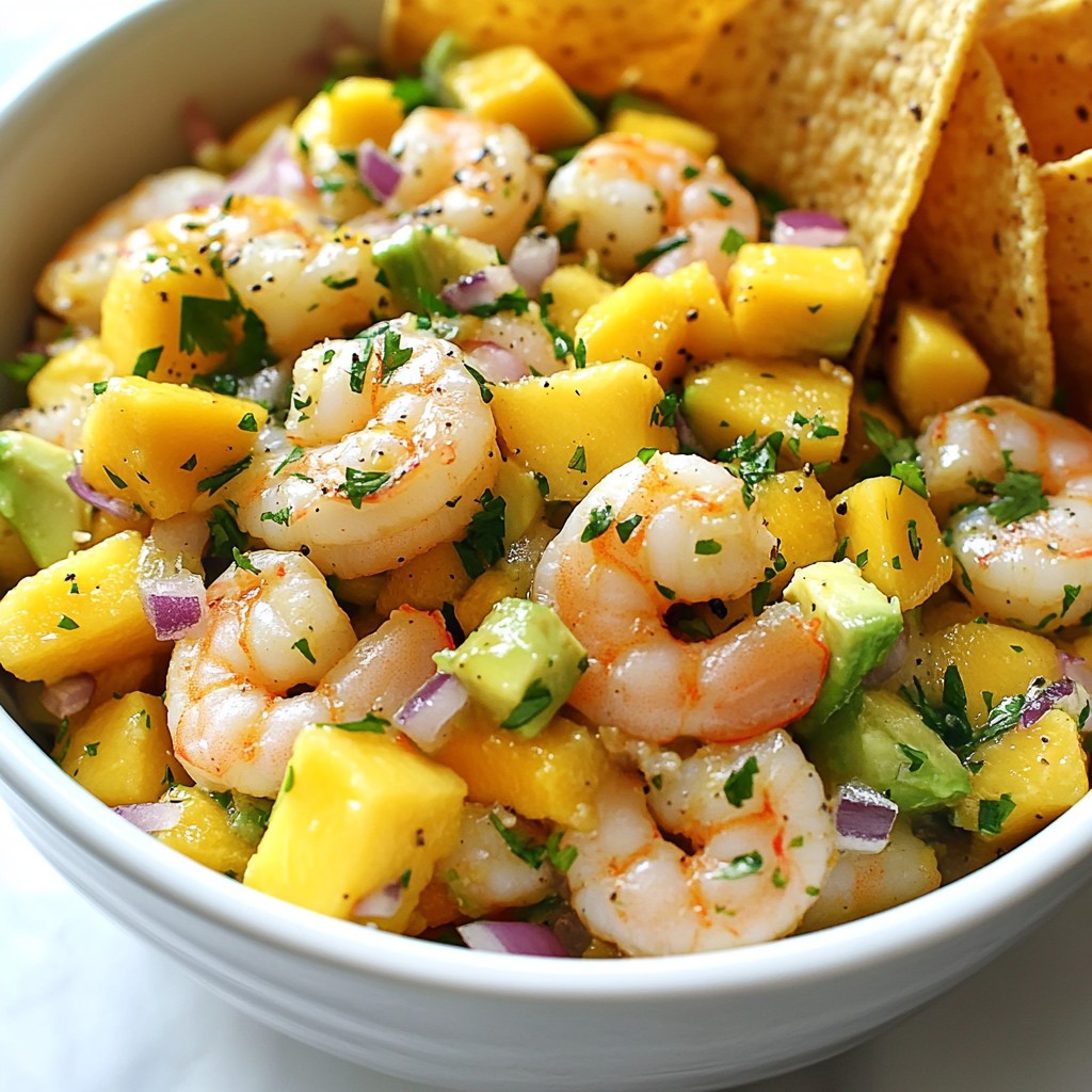 Mouthwatering Mango Avocado Shrimp Ceviche Recipe
