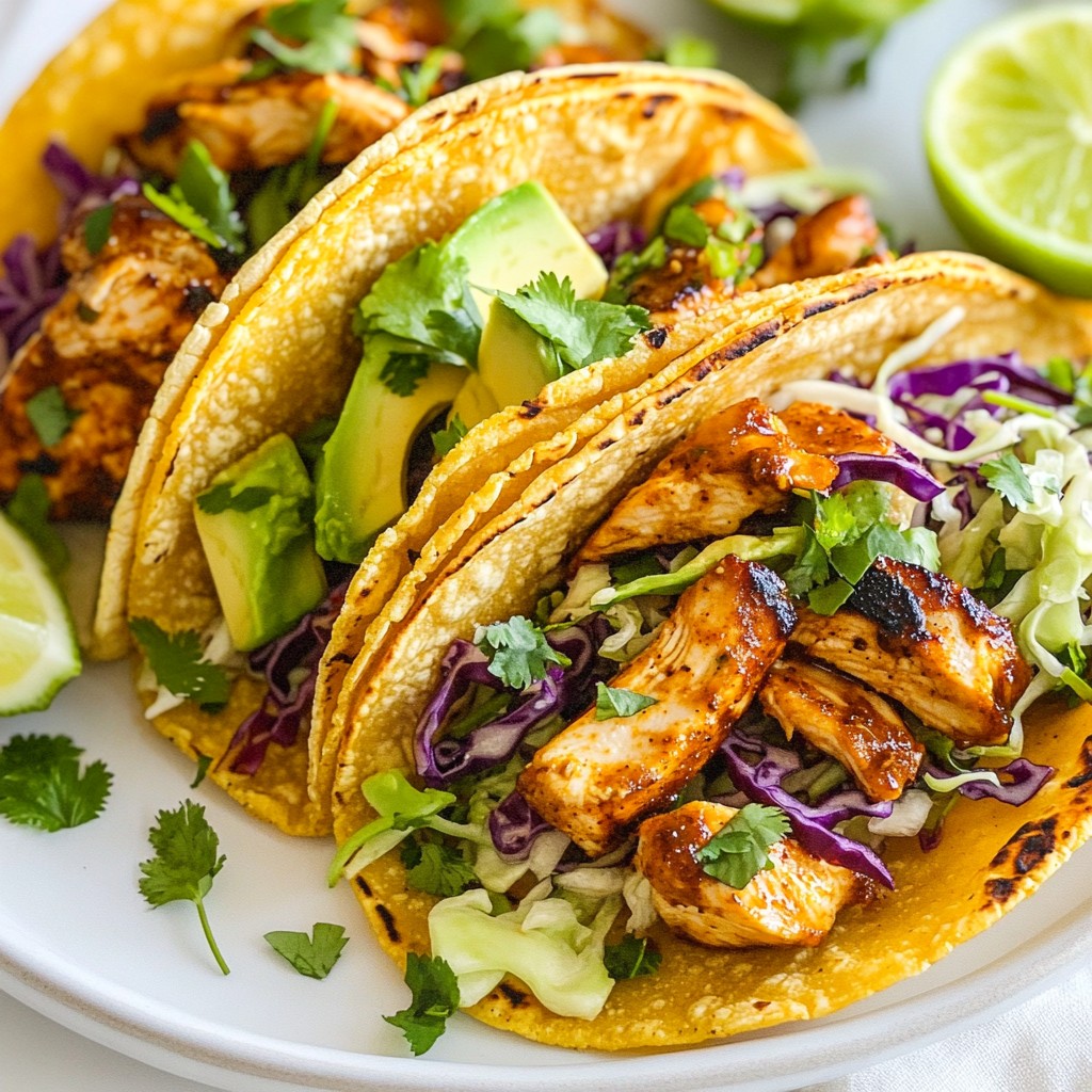Spicy Chipotle Chicken Tacos Flavorful and Easy Meal