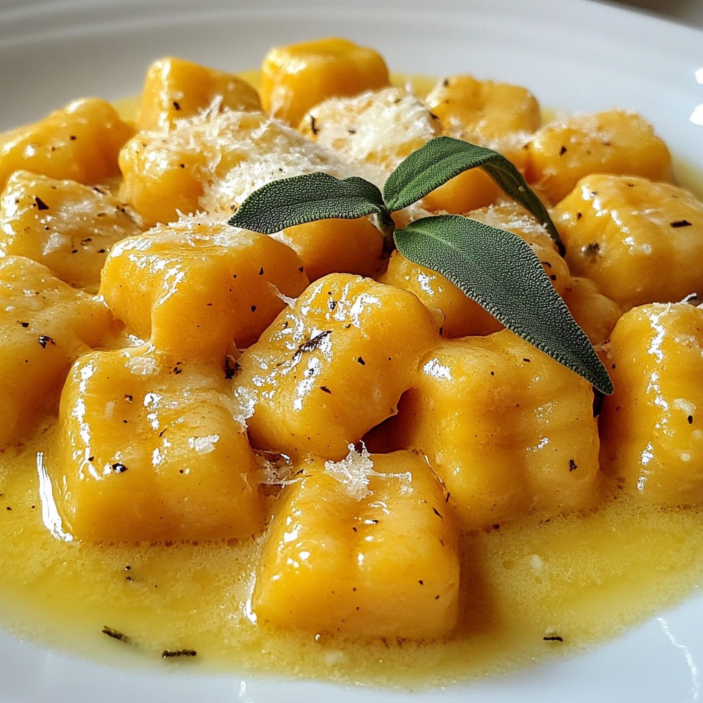 Creamy Sage Sweet Potato Gnocchi Savory Comfort Dish