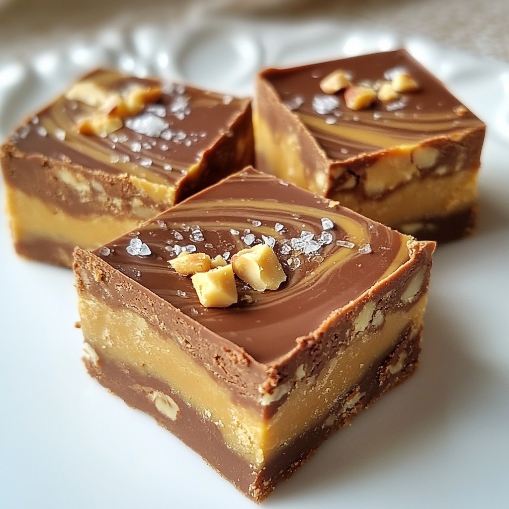 Peanut Butter Chocolate Swirl Fudge Easy and Delicious