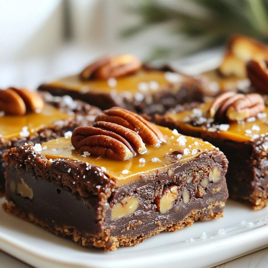 Gooey Holiday Chocolate Pecan Pie Bars Delight