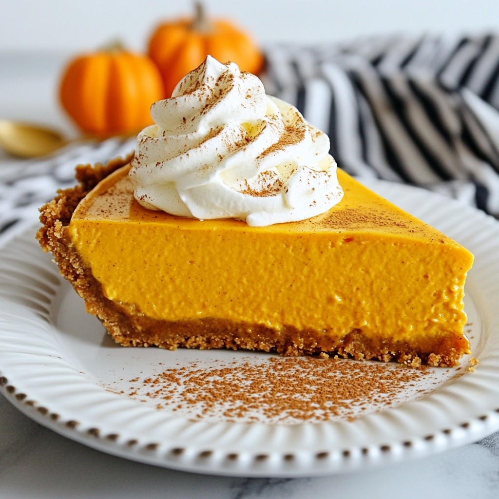 No Bake Pumpkin Cheesecake Simple and Creamy Delight