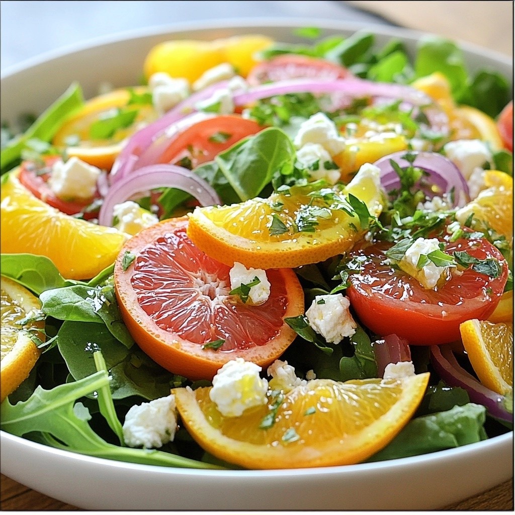 Zesty Easter Citrus Herb Salad Fresh and Tasty Delight