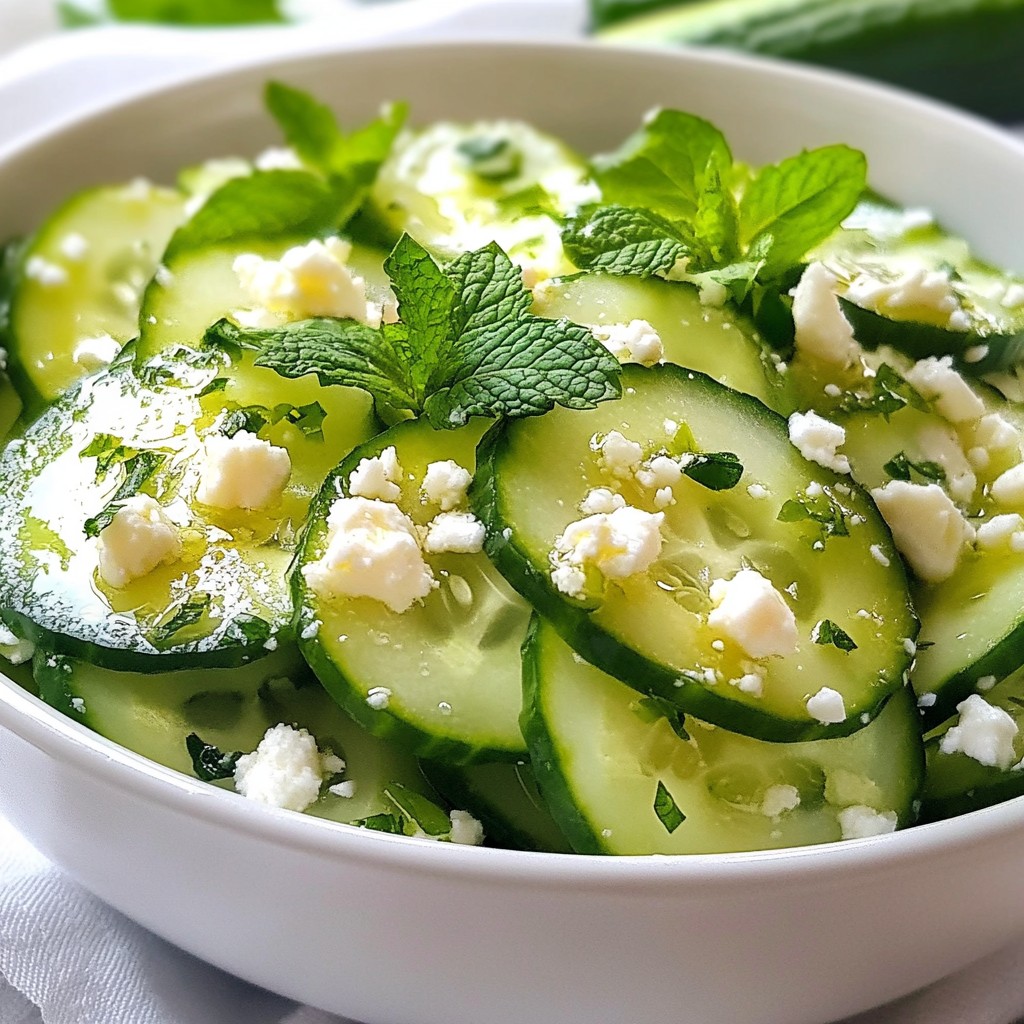 Honey Lime Cucumber Salad Fresh and Flavorful Delight