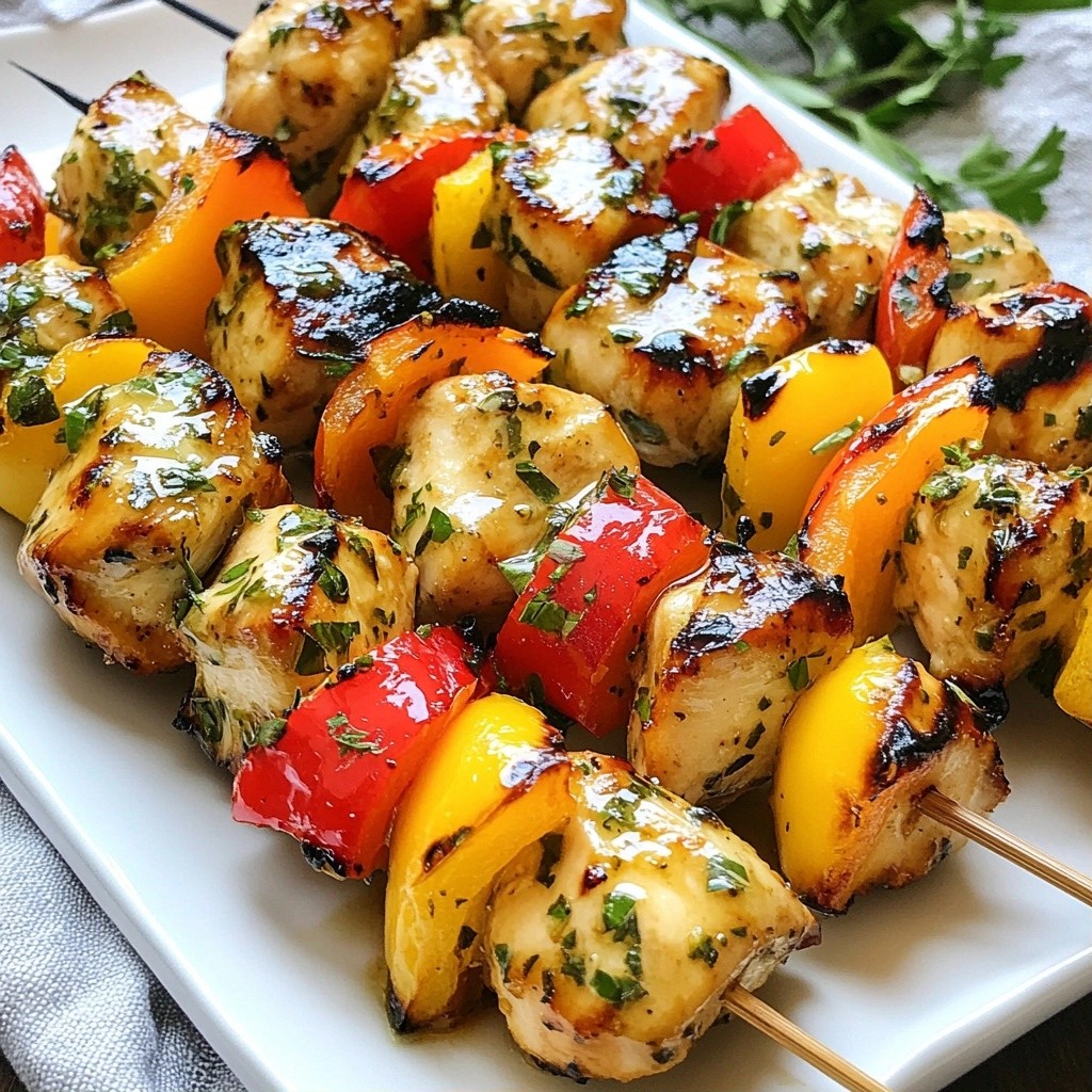 Juicy Christmas Herb-Marinated Chicken Skewers Recipe