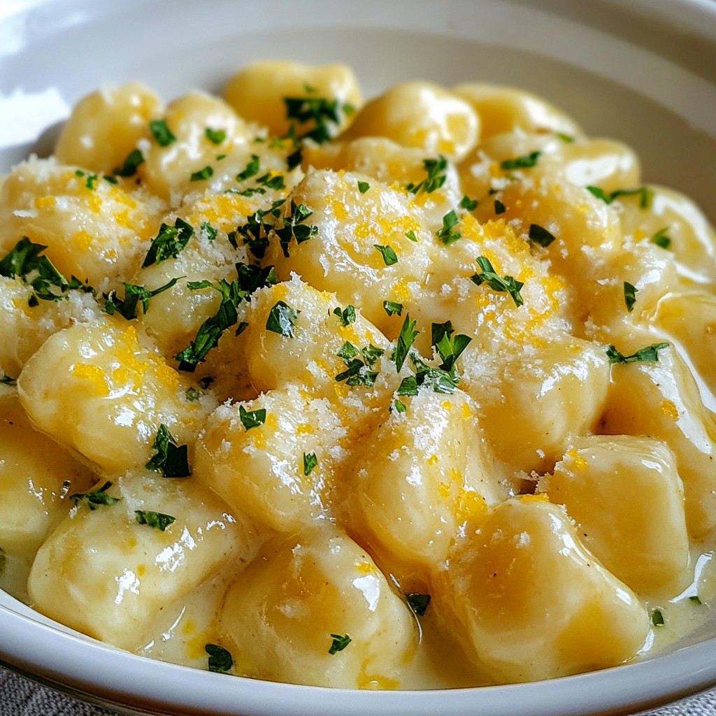 Creamy Garlic Parmesan Gnocchi Simple and Delicious Dish